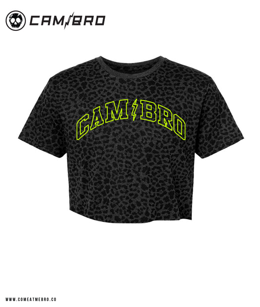 Cheeta Cambro Crop Tee